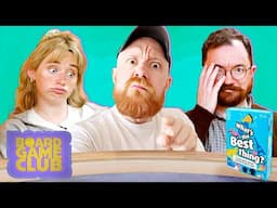 Let's Play WHAT'S THE BEST THING? | Board Game Club | AD