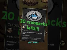 Only 20 Crabpack Codes Left, Giving them away!