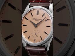 Thoughts on the Patek Philippe Calatrava 6196P-001 #patekphilippe