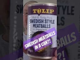 Swedish Style Meatballs In A Can #tasty #meatballs #cannedfood #foodreview #bitofmunch #foodvlog