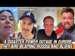 Whyte People React To Massive Power Outage In Europe. They Are Scared