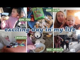 EXCITING DAY IN MY LIFE AS A MOM | FIRST TIME AT THE GYM EVER | NORMAL DAILY LIFE THINGS | MOM LIFE