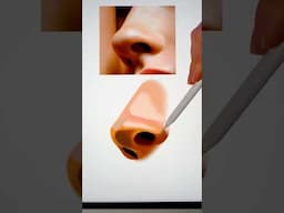 How to draw a NOSE 👃🏻Step by Step Tutorial ✅