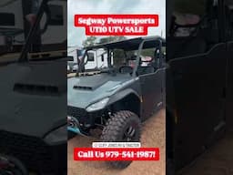 AWESOME #UTV SALE: #Segway #Powersports UT10 P Crew & S Crew #SidebySide #UtilityVehicle !
