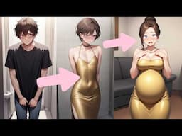 Mom Made Me a Pregnant Trophy Wife! | TG TF Voiceover Comic Dub Crossdressing Stories