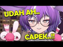 Michi is so done with English; she started using Indonesian on the livestream