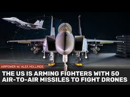 The US is fielding fighter jets with 50 AIR-TO-AIR MISSILES
