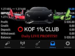 Live Start your week the right way😎 KOF Telegram Signals