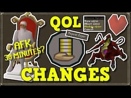 Massive QoL Changes + Grand Exchange Improvements (OSRS)