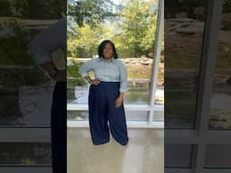 Learn how to sew wide leg pants! Subscribe to my channel for follow wide leg pleated pant tutorial