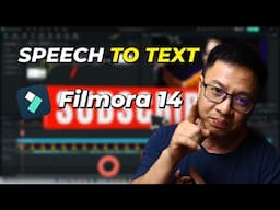 Filmora 14 Speech To Text Tutorial For Beginners