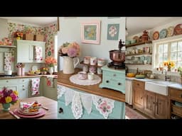 Bring Fresh Country Charm: English Cottage Kitchen Design Ideas & Beautiful Decor Tips🌷✨️