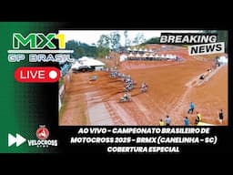 AO VIVO - Campeonato Brasileiro de Motocross 2025 - BRMX (Canelinha - SC) COBERTURA ESPECIAL
