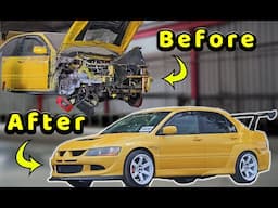 What A Transformation! Restoring A Classic Mitsubishi Evo 8 From Start To Finish