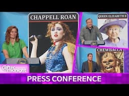 “Press Conference” with Tim Bagley, Cassidy Freeman, and Andy Richter
