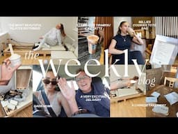 WEEKLY VLOG | a new reformer, dads home, career chat, Starbucks tiramisu, TGTG bag & new makeup grwm