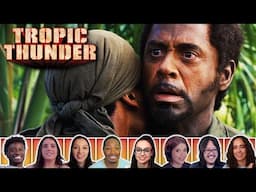 Reactors Reacting to "FOR 400 YEARS THAT WORD HAS KEPT US DOWN" | Tropic Thunder (2008)