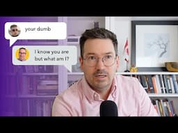 Responding to Your Comments (In A Very Normal Way)