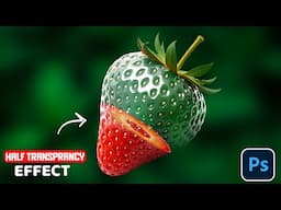 Half Transparent Effect | Best Photoshop Tutorial for Beginners | Step by Step