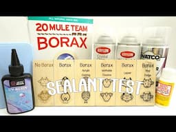 Borax Method Sealant Test on Laser Engraved Wood