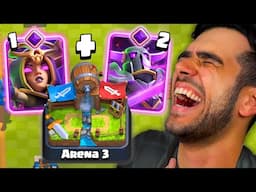 E se eu usar 2 evoluções na arena 3...? Clash Royale