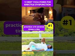 Erectile Dysfunction Cure with Yoga | Natural Methods That Work #1v1 #erectilefunction