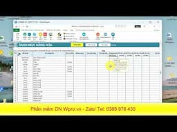Phần mềm kho theo vị trí Wpro location - Hướng dẫn nhập dữ liệu hàng hóa ban đầu
