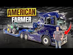 Farmer Trades His Peterbilt for a Scania… With a HEAVY Load!