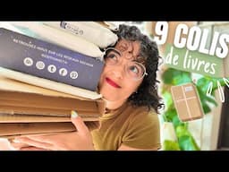 UNBOXING 📦📚 9 colis remplis de LIVRES