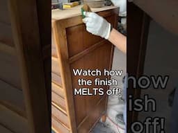 THIS takes old finish right off #woodworking #diy