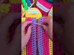 Crochet Sewing Pieces #shorts