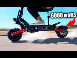 This "50 MPH" Electric Scooter is a Cheap Thrill - Philiam ES8 Review