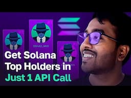 Get Solana Top Holders in just 1 API Call - Full Tutorial