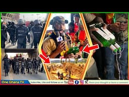 Heavy Security at Okatakyie Afrifa’s Galamsey Demo; 4 Schnapps with Eggs Used to Curse Perpetrators.