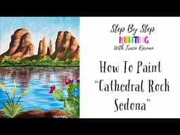 How To Paint "Cathedral Rock Sedona" - Acrylic Tutorial
