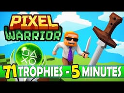 Pixel Warrior Quick Trophy Guide - Easy Platinum With 71 Trophies