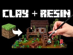 Air Dry Clay MINECRAFT Diorama