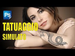 Effetto tatuaggio photoshop tutorial ita, photoshop tattoo design