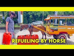 The Lombok Ferrari, Getting diesel with a horse and cart. (ep 287)