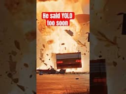 He said YOLO… Then this happened 💀🔥