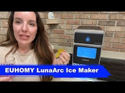 EUHOMY LunaArc Ice Maker | World’s First Countertop Crescent Ice Maker