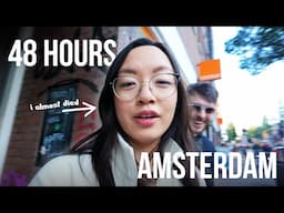 1st Time in Amsterdam 🇳🇱 Trying Space Cakes, Canal Cruises & CHAOS
