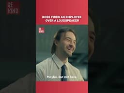 boss fired an employee over a loudspeaker #dramatizeme #shorts