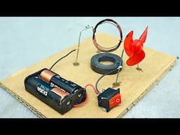 How to Make a Simple DC Motor at Home | DIY Science Projects for School