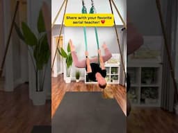 Infinity Wrap 👉 Belly Wrap Transition #aerialyoga #aerialhammock