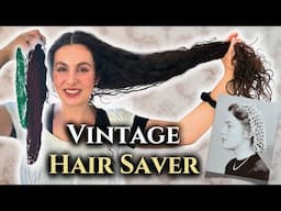 I Tried a Forgotten 1940s Hair Trick For 2 Weeks (Life Changing!)