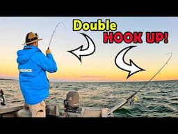Back-to-Back Double Hook Ups! Action-Packed Small Boat Adventure + Full DIY Bait Prep Tutorial