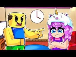 4PM BEDTIME?! 😤 NO WAY! Strict Dad (Roblox)