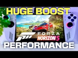 Forza Horizon 5 on the Asus Rog Ally: Huge Performance
