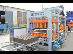 QT8-15 Automatic concrete hollow block making machine